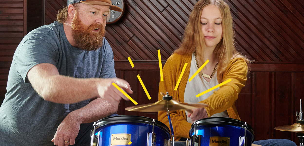 Mendini 3-Piece Drum Sets